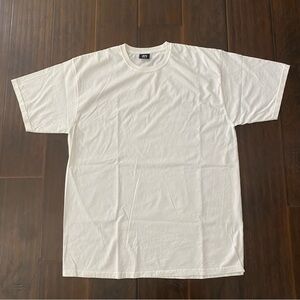 Stussy Men’s White Short Sleeve T-shirt 100% Cotton Size XL